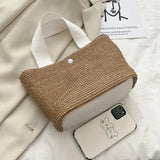 2020 Seaside Summer Beach Woven Bag Retro Handbag Straw Woven Bag Women