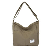 Canvas Crossbody Bags Women Large Capacity Shoulder Bag Nylon Messenger Bag