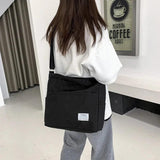 Canvas Crossbody Bags Women Large Capacity Shoulder Bag Nylon Messenger Bag