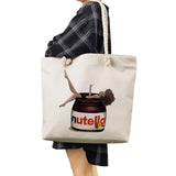 Casual Tote Bag Peanut Butter Print Women Shoulder Handbag