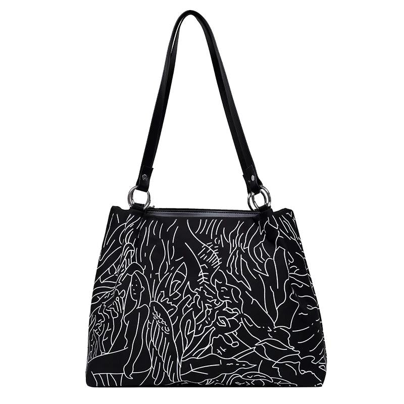Hot Nylon High Handle Shoulder Lady Bags