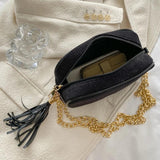 Tassel Ladies Handlbags Chain Female Commute Bag Casual Crossbody Bag