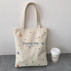 Women's Large Canvas Shoulder Bag