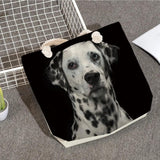 Cat Dog Printed Women's Beach Bag Customizable Side Bags For Women