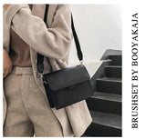 Crossbody Shoulder Bags for Women Pu Leather Solid Color Totes