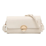 Women Shoulder Bags Buckle PU Leather Handbags For Women Spring Sac Femme