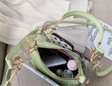 Transparent PVC Handbags Women Bags Sac A Main Femme