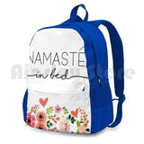 Namaste in Bed Hiking Backpack Waterproof
