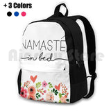 Namaste in Bed Hiking Backpack Waterproof
