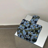 Summer Women's Retro Flower Shoulder Bag Jacquard Floral Handbags