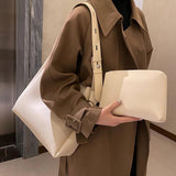 Hot Women Handbag 2 Pcs/set Large Capacity Female Shoulder Bags High PU Leather