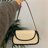 Crocodile Pattern Women's Underarm Bag Ladies Shoulder Messenger Bags