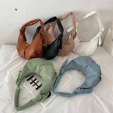 Women Shoulder Bag Pu Leather Underarm Bags for Women Solid