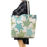 Summer Beach Bag Starfish Print Reusable Shoulder Tote Handbag Eco Shopper