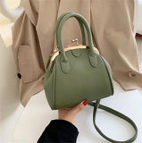 Quilted Messenger Bag Cross-Shoulder Shell Bag