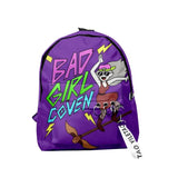 Bad Girl Coven The Owl House Backpack Unique Schoolbag Funny Travel Bag