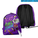 Bad Girl Coven The Owl House Backpack Unique Schoolbag Funny Travel Bag