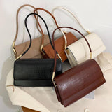 Animal Prints Women's Shoulder Bag PU Leather Underarm Bag