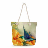 Daisy Sunflower Tote Bags Floral Print Women Beach Bags
