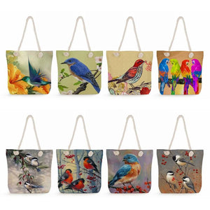 Daisy Sunflower Tote Bags Floral Print Women Beach Bags