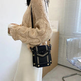 Mini Women PU Leather Shoulder Bag Flap Messenger Wallet Chain Small