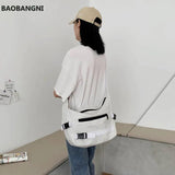 Womens Canvas Messenger Bag Cross Body Eco Handbag