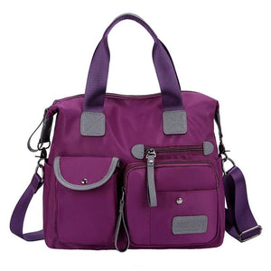 Women's Multi-Pockets Shoulder Bag Outdoor Travel Handbag