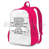 Halloween Witch Outdoor Hiking Backpack