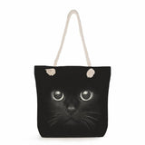 Cartoon Cat Womens Bag Big Capacity Handbags Portable Tote Bags