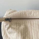 Canvas Shoulder Bags Women Retro Square Big Capacity Underarm Bag