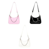 D0LF Leather Messenger Bag Shoulder Bag for Evening Party Shopping