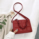 Mini Crossbody Bag PU Leather Handbag Purse Small Shoulder Messenger Bag