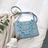 Mini Crossbody Bag PU Leather Handbag Purse Small Shoulder Messenger Bag