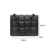 Mini Crossbody Bag PU Leather Handbag Purse Small Shoulder Messenger Bag