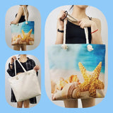 Customizable Ladies Big Casual Tote Bags Eco Reusable Shopping Bags