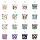 Custom Cartoon Shoulder Bag for Women - Eco Reusable Nurse Printed Handbag