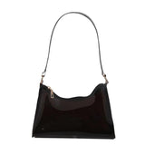 Transparent PVC Jelly Shoulder Bag Zip Underarm Summer Candy Bag
