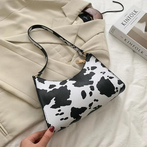 Animal Pattern Handbag PU Leather Shoulder Purse Female Totes Bag