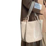 Soft Pu Leather Women Shoulder Bag - Large Capacity Tote for Shopping