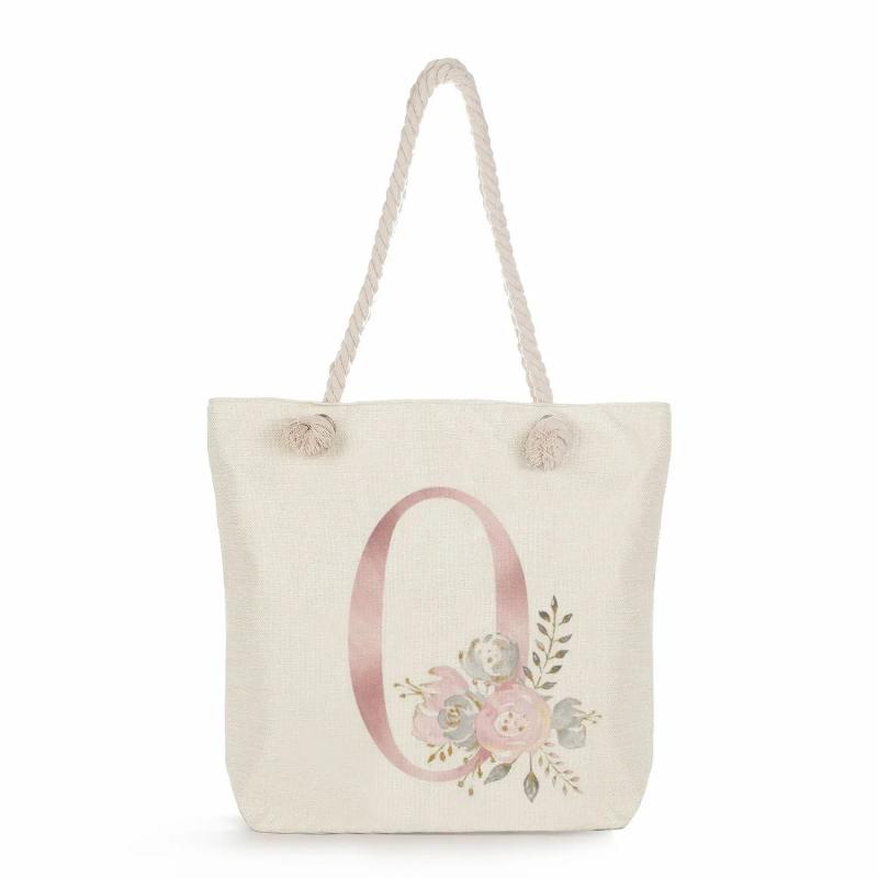 Casual Girl School Totebags For Women Thick Rope Shoulder Bag Travel Reusable