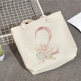 Casual Girl School Totebags For Women Thick Rope Shoulder Bag Travel Reusable