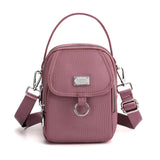 Women Mini Bag 3 Layers Durable Fabric Small Shoulder Bags for Women