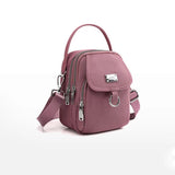 Women Mini Bag 3 Layers Durable Fabric Small Shoulder Bags for Women
