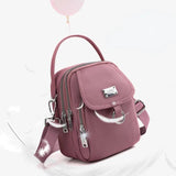 Women Mini Bag 3 Layers Durable Fabric Small Shoulder Bags for Women