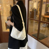 Canvas Shoulder Bag Women Large Capacity Handbag School Travel Tote Vintage