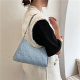 Women Shoulder Bags Solid Underarm PopularHandbags Female All-match