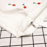 Harajuku Brother Canvas Bag Small Flower Large Capacity Shopping Bag