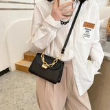 Vintage Small Messenger Bag Chain Tote Purses for Women