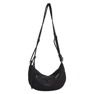 Women Shoulder Crossbody Bag Large Nylon Messenger Book Bag Female Handbag Green
