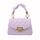 Women's Bag Mobile Phone Style Large Capacity Lingge Fold Chain Women Bags
